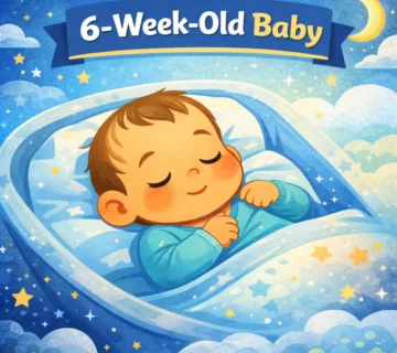 الرضيع بعمر 6 أسابيع