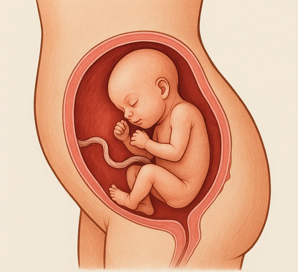 ظاهر جنین در هفته هفدهم بارداری و رشد اندامهای بدن او