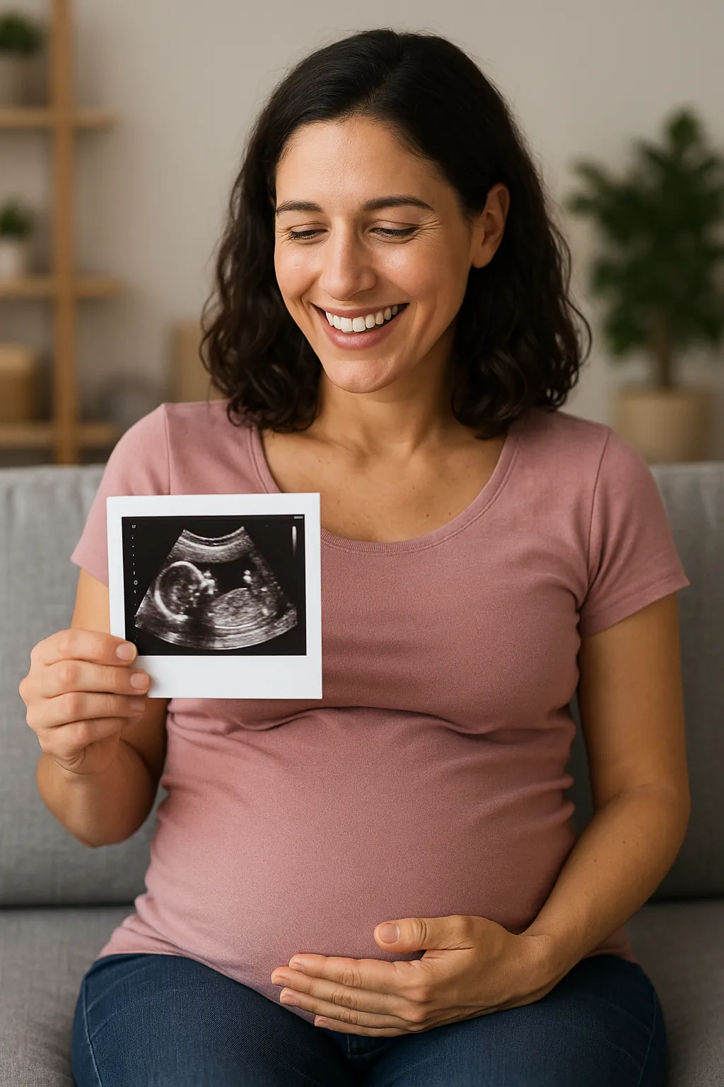 شادی مادر از کاهش خطر سقط جنین در هفته دوازدهم بارداری