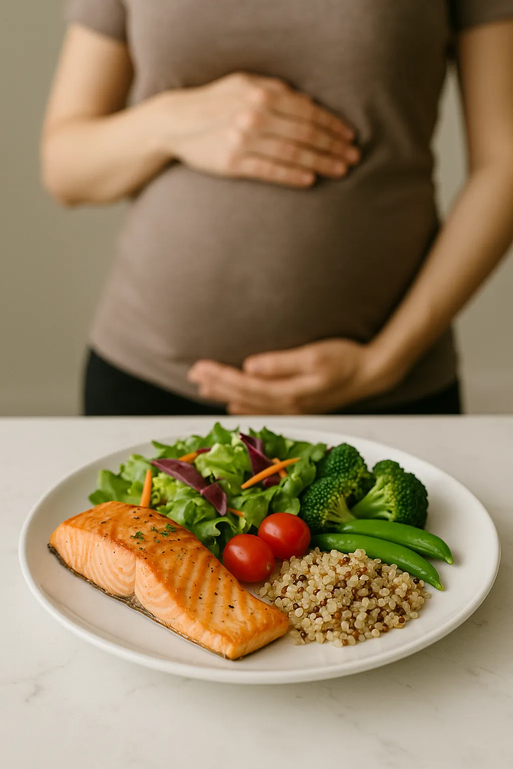 تغذیه سالم در هفته ۱۸ بارداری برای رشد جنین و سلامت مادر