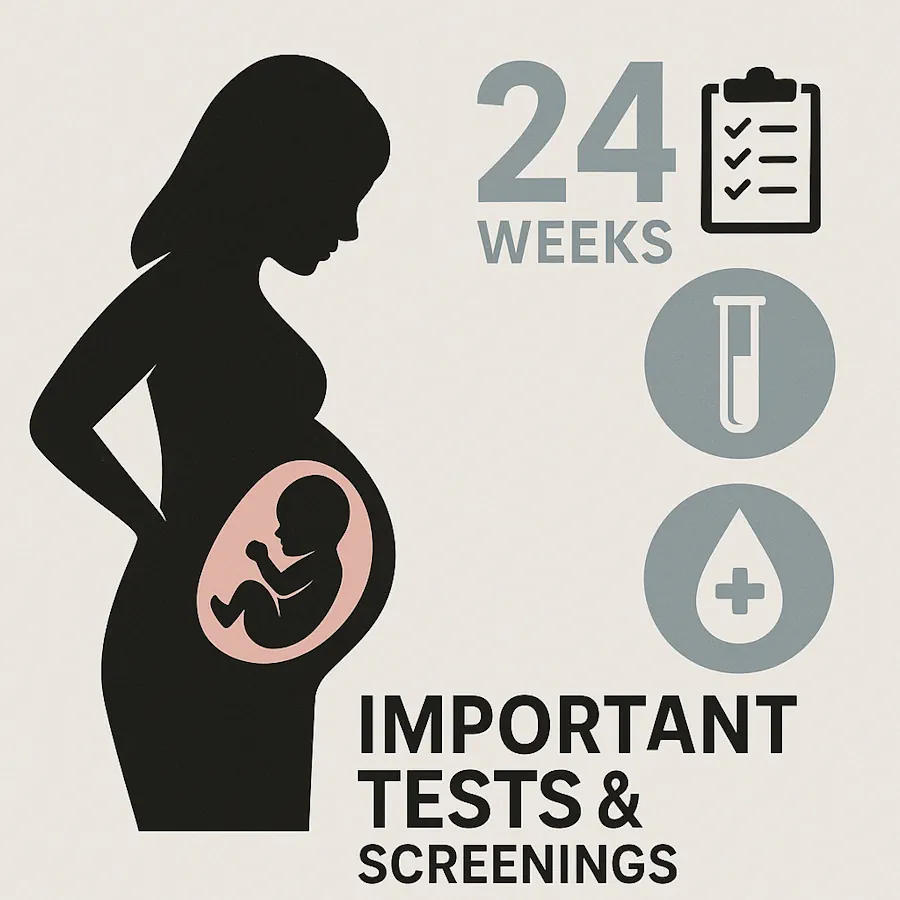 ⭐ Tests and Screenings at 24 Weeks