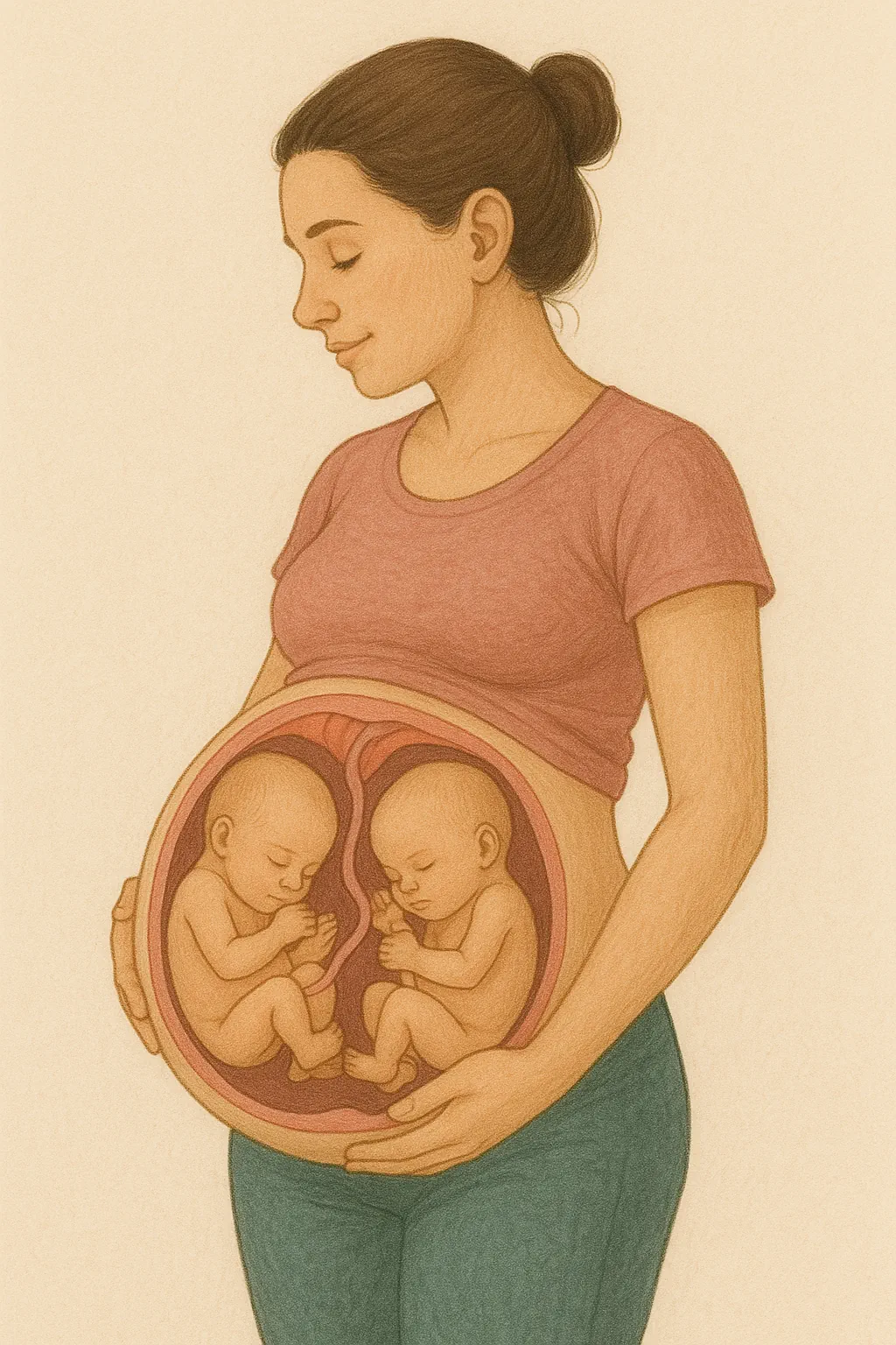 سونوگرافی چندقلویی در هفتههای میانی بارداری