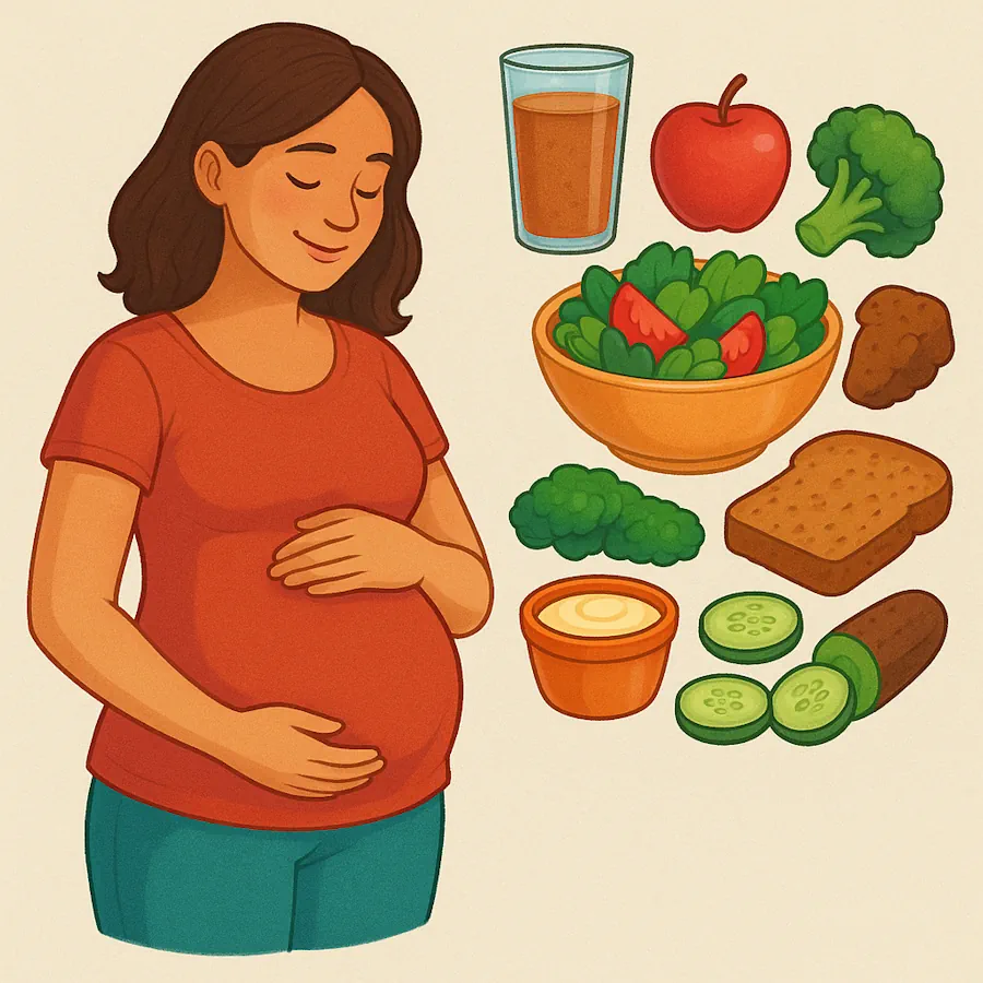 تغذیه مناسب برای هفته 23 بارداری