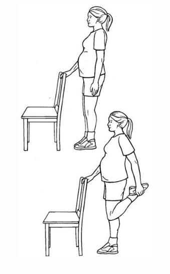 إطالة عضلة الفخذ الأمامية