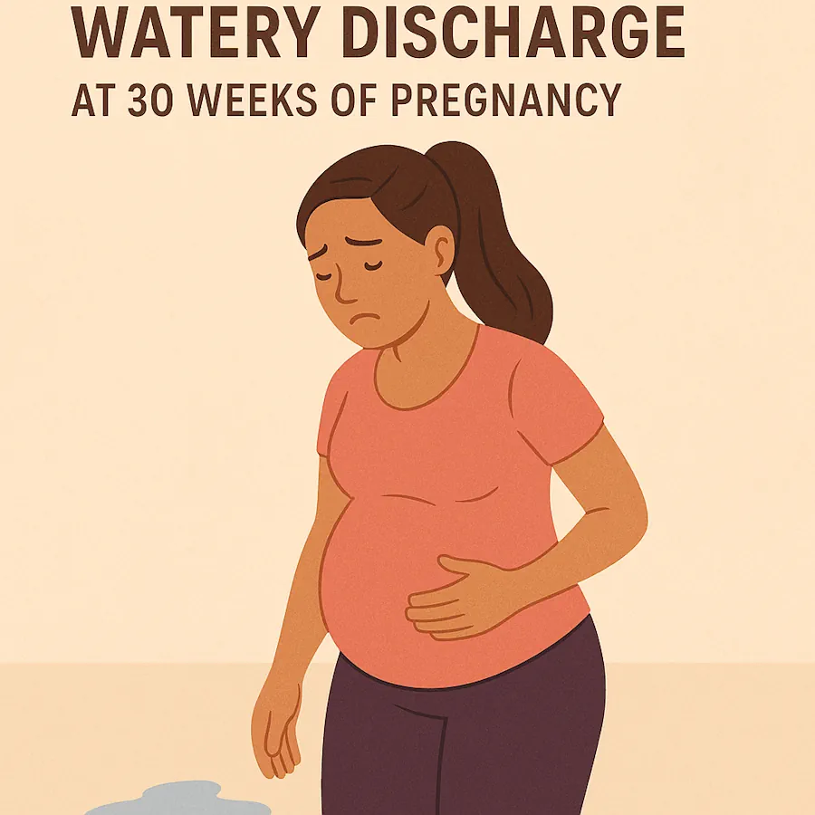 Watery Discharge in Week 30: Normal or Dangerous?