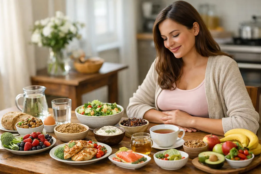 Nutrition in the Fortieth Week of Pregnancy