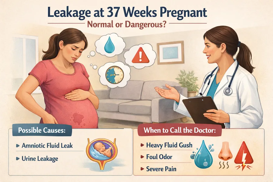 Fluid Leakage at 37 Weeks: Normal or Dangerous?