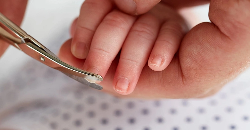 Trimming a Two-Week-Old Baby’s Nails