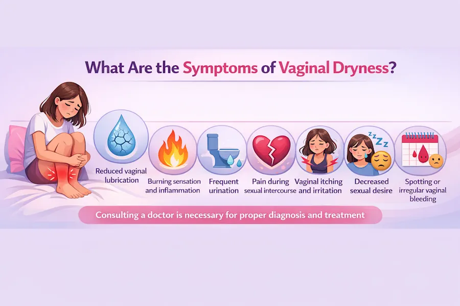 علائم خشکی واژن چیست؟