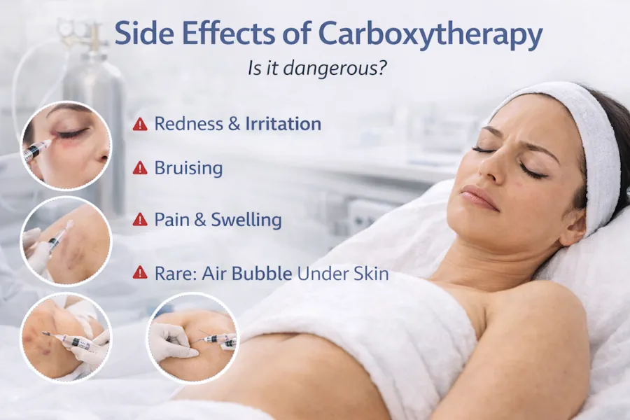 عوارض کربوکسی تراپی (آیا خطرناک است؟)