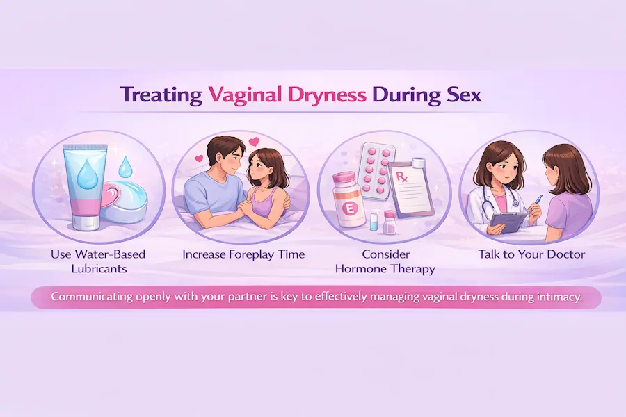 درمان خشکی واژن در حین رابطه جنسی