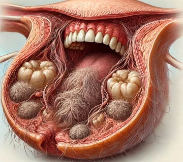 جمع شدن مو و دندان در رحم