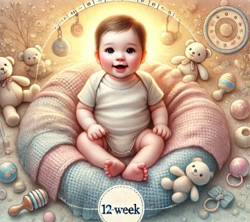هفته دوازدهم رشد نوزاد شیرخوار