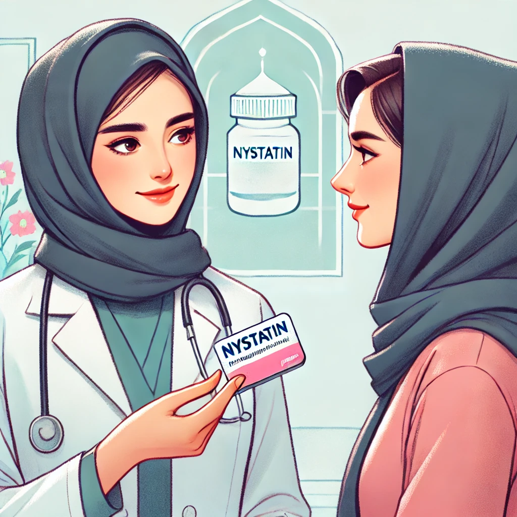 نیستاتین در زنان و زایمان
