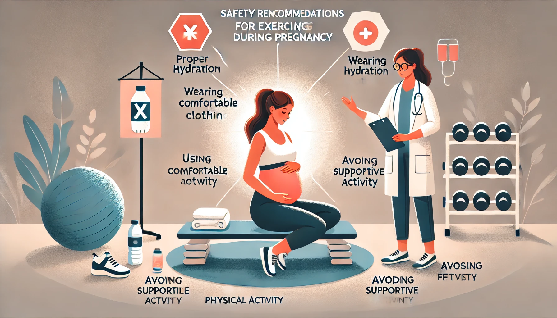 توصیههای ورزش در دوران بارداری