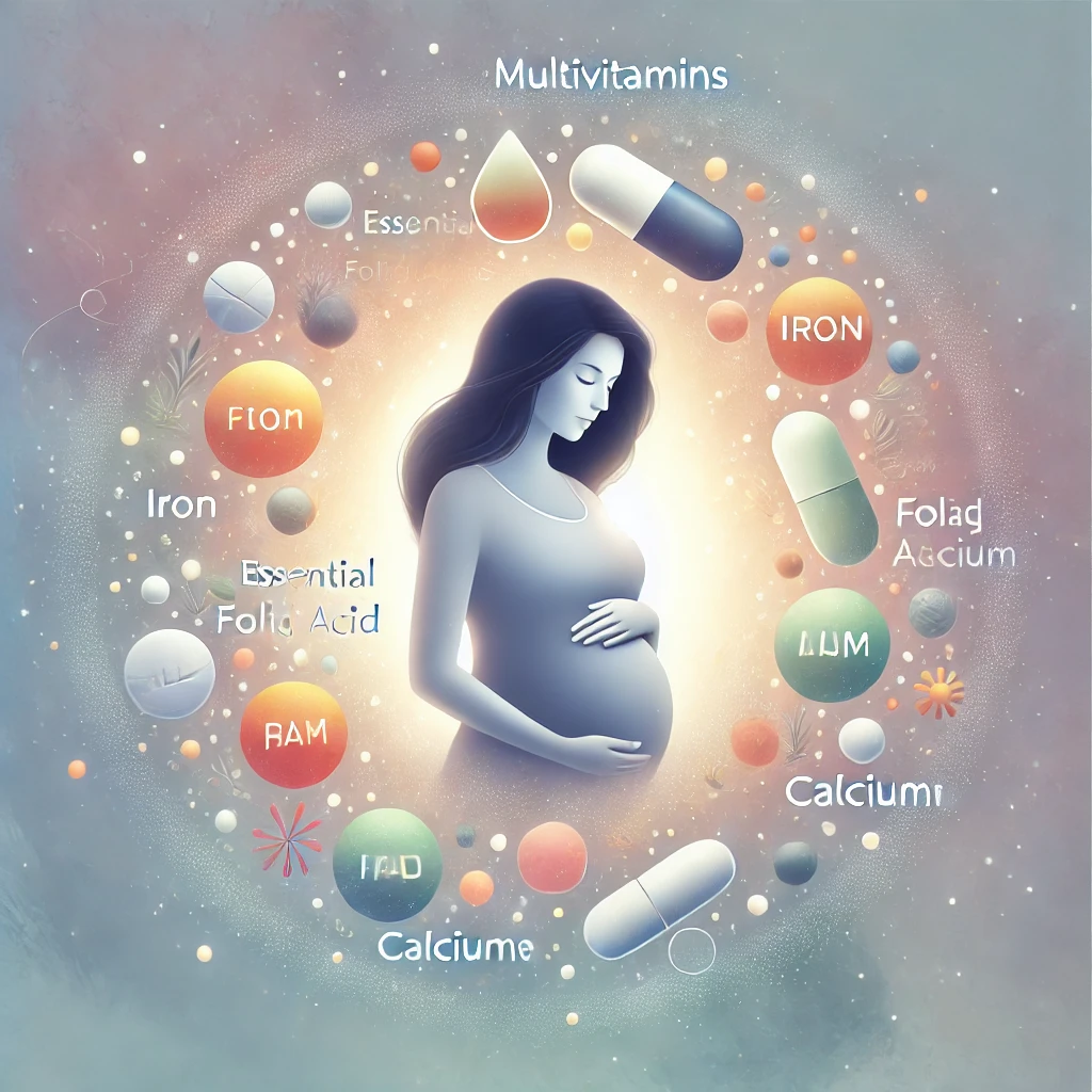 اهمیت مولتی ویتامین در بارداری و زایمان