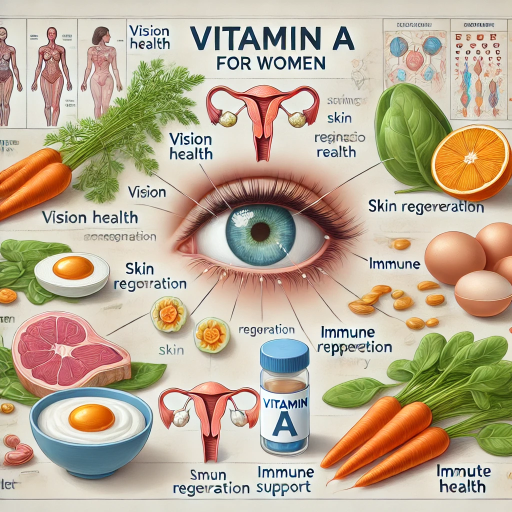 فواید ویتامین A در زنان