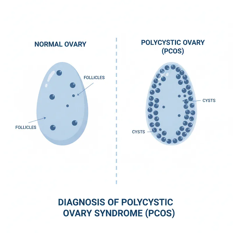 تشخیص سندرم تخمدان پلی کیستیک (PCOS)