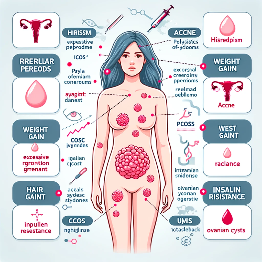 علائم سندرم تخمدان پلی کیستیک