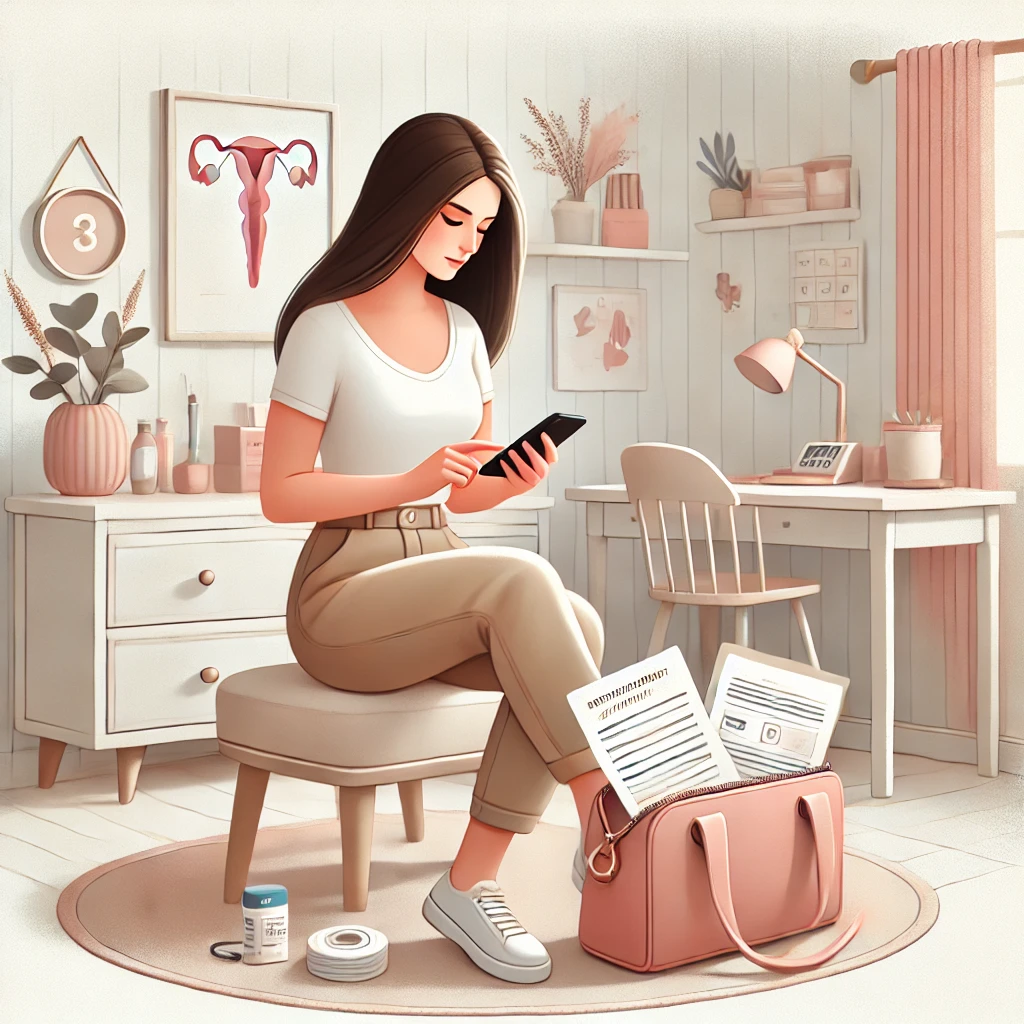 آمادگی برای مراجعه به متخصص زنان