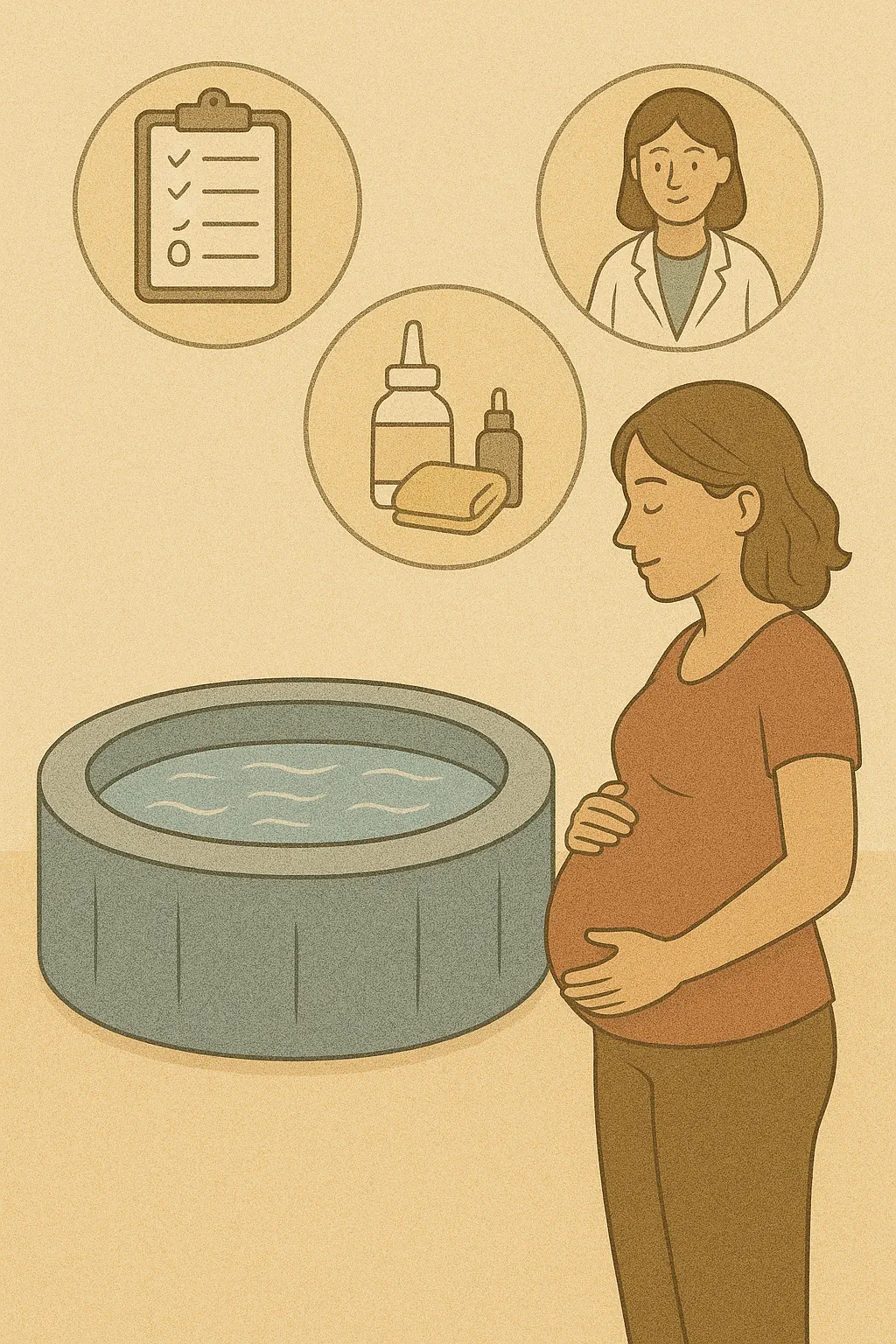 آمادگی‌های لازم برای زایمان در آب