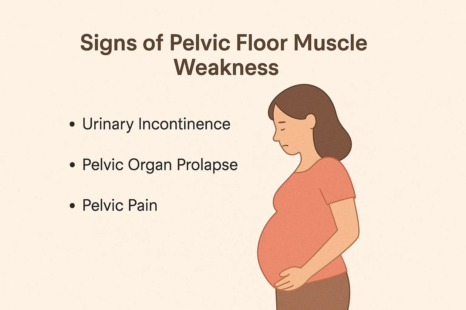 نشانههای ضعف عضلات کف لگن