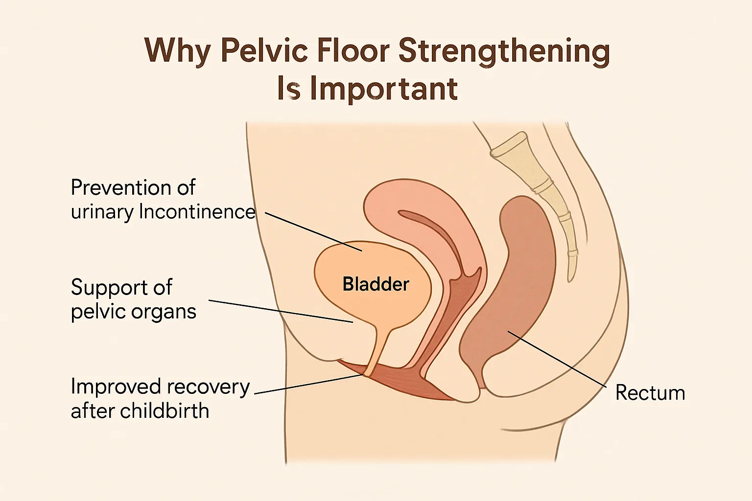 چرا تقویت عضلات کف لگن ضروری است؟