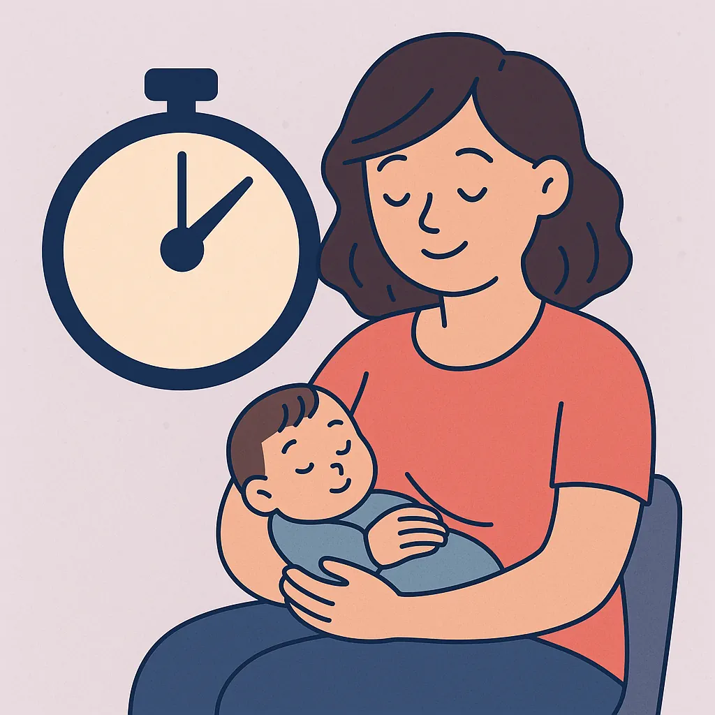 مدت زمان مناسب برای نحوه صحیح شیردهی