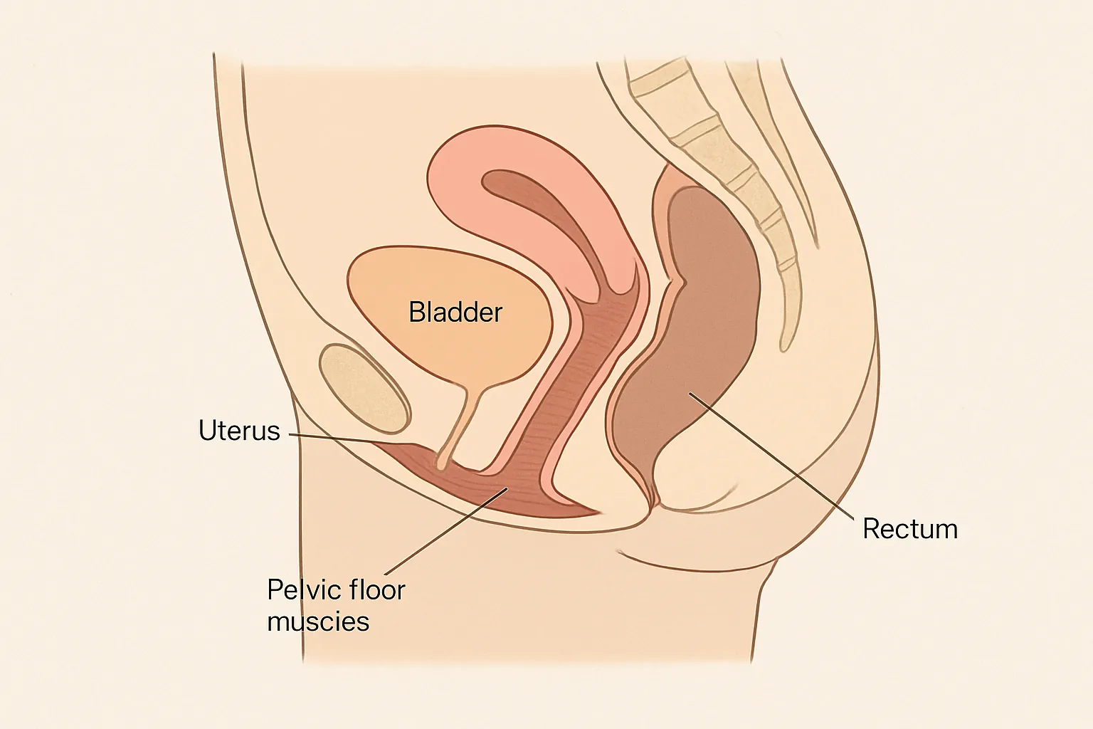عضلات کف لگن کدامند و چه نقشی دارند؟
