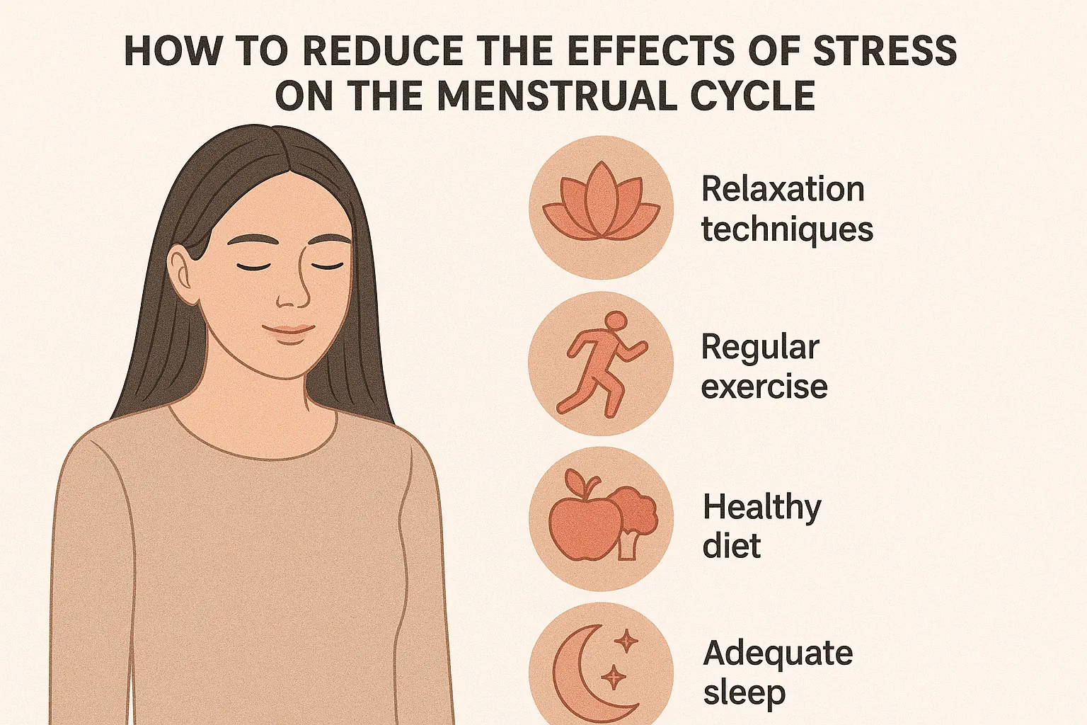 چگونه اثرات استرس بر چرخه قاعدگی را کاهش دهیم؟