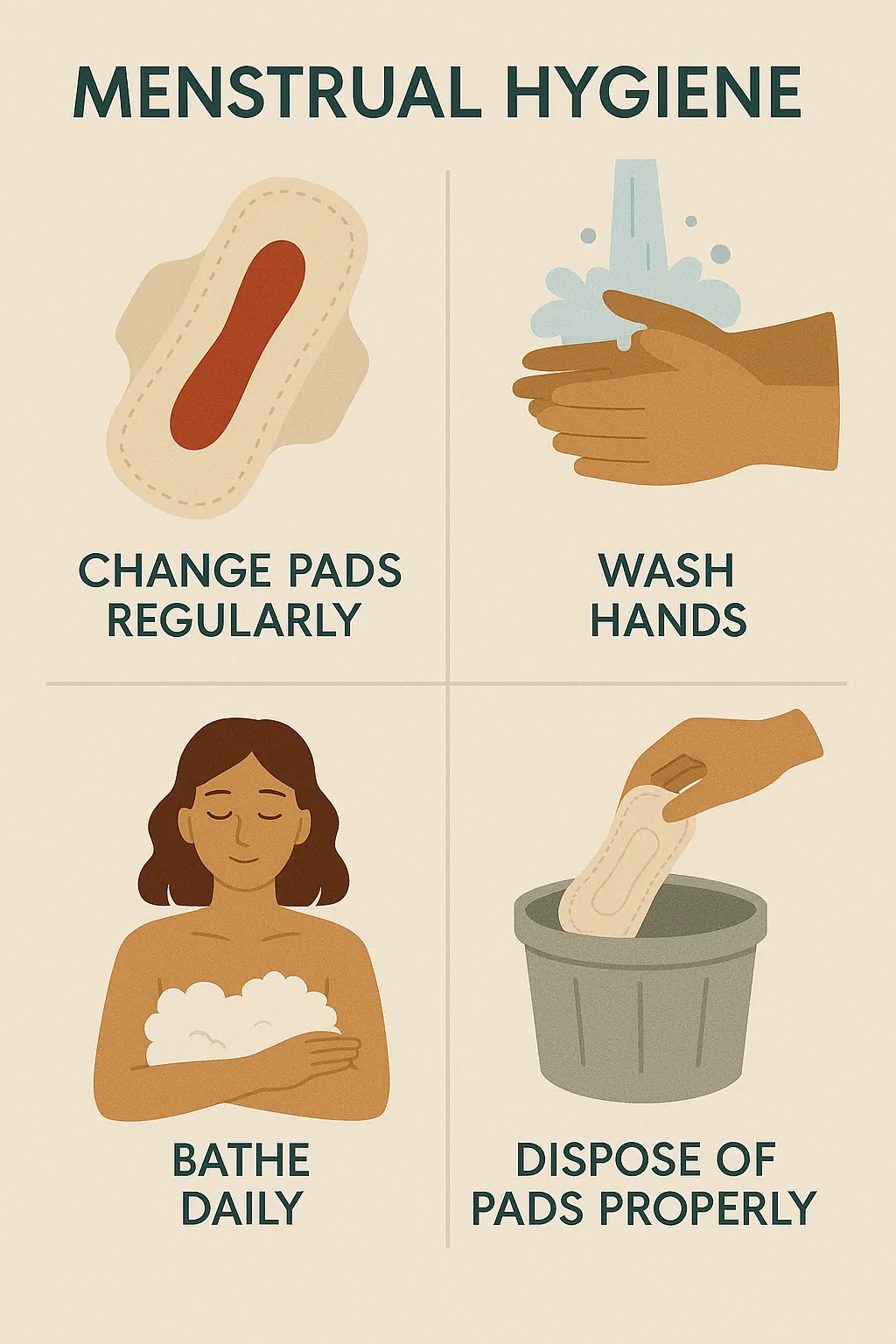 بهداشت فردی در دوران پریود