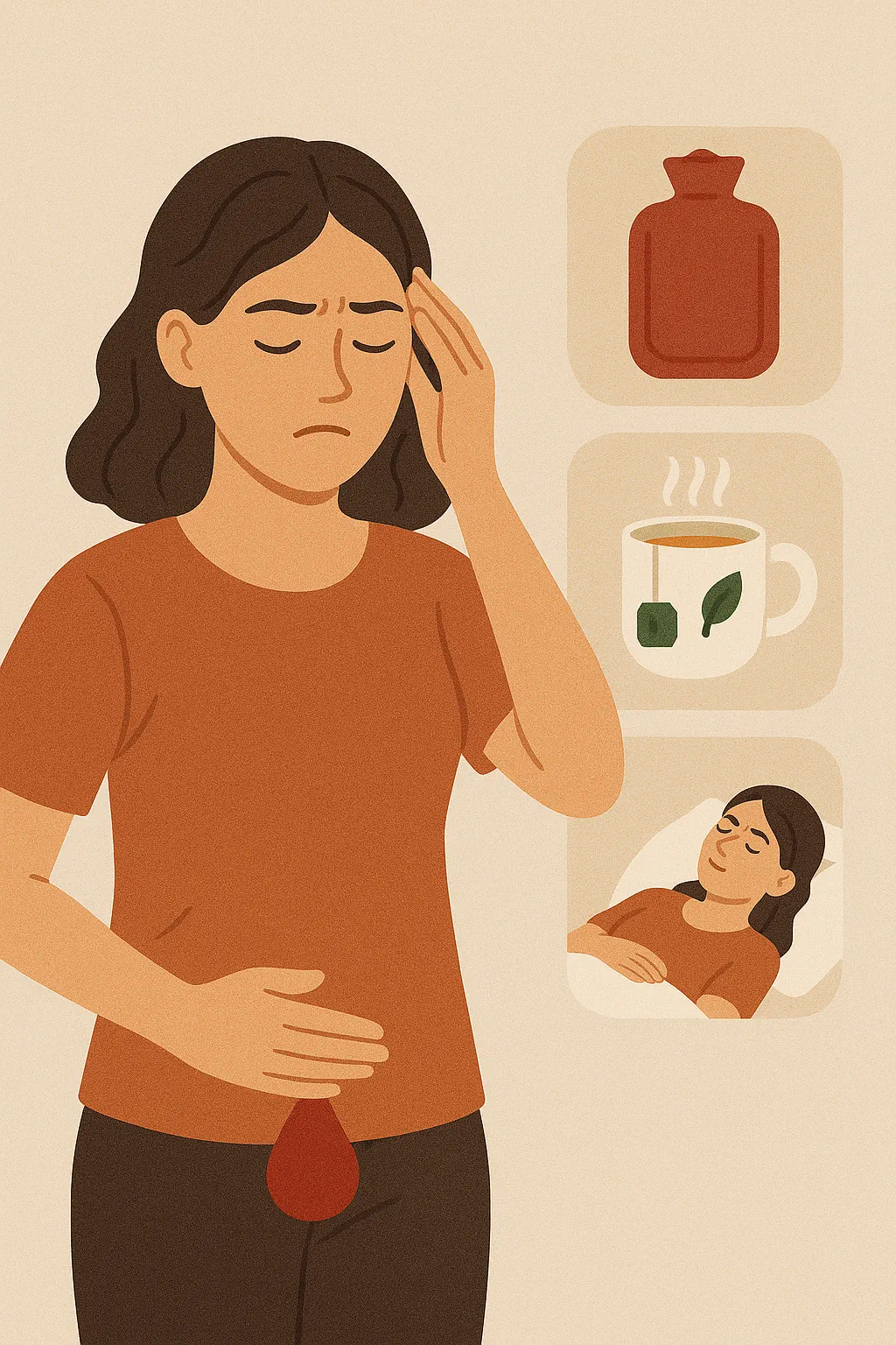 روشهای کاهش درد و ناراحتی در پریود