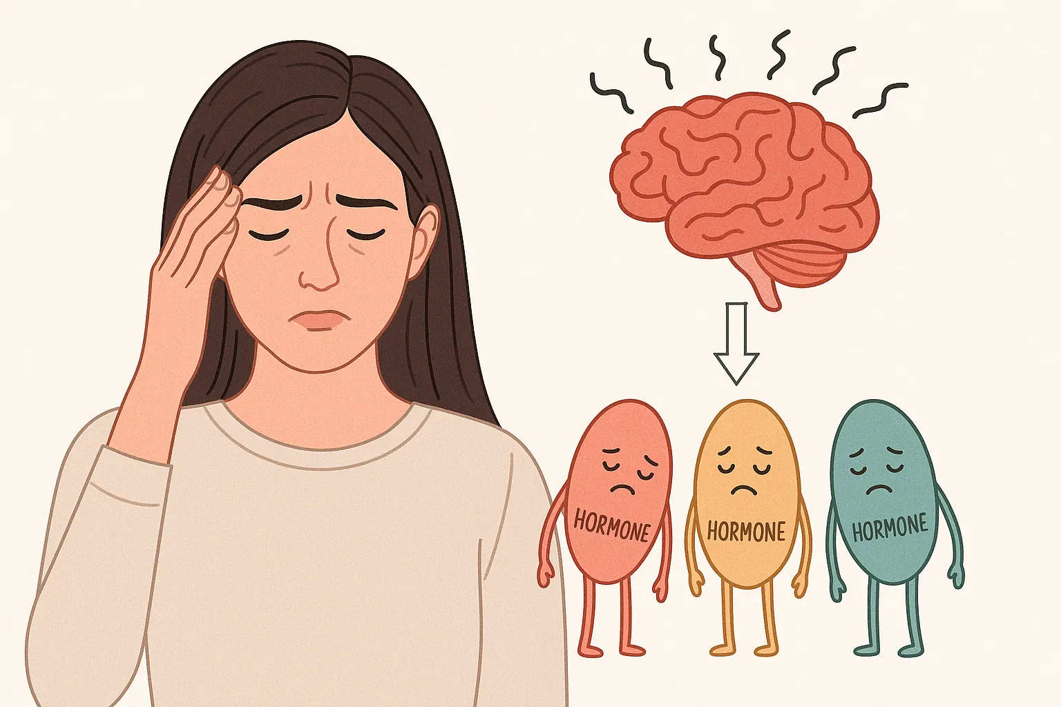 چگونه استرس بر هورمونها تاثیر میگذارد؟