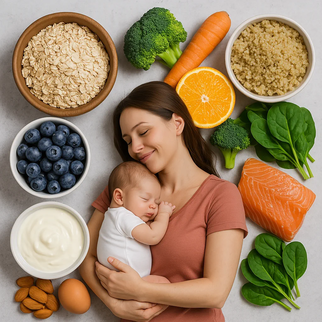 بهترین مواد غذایی برای مادران تازهزایمانکرده