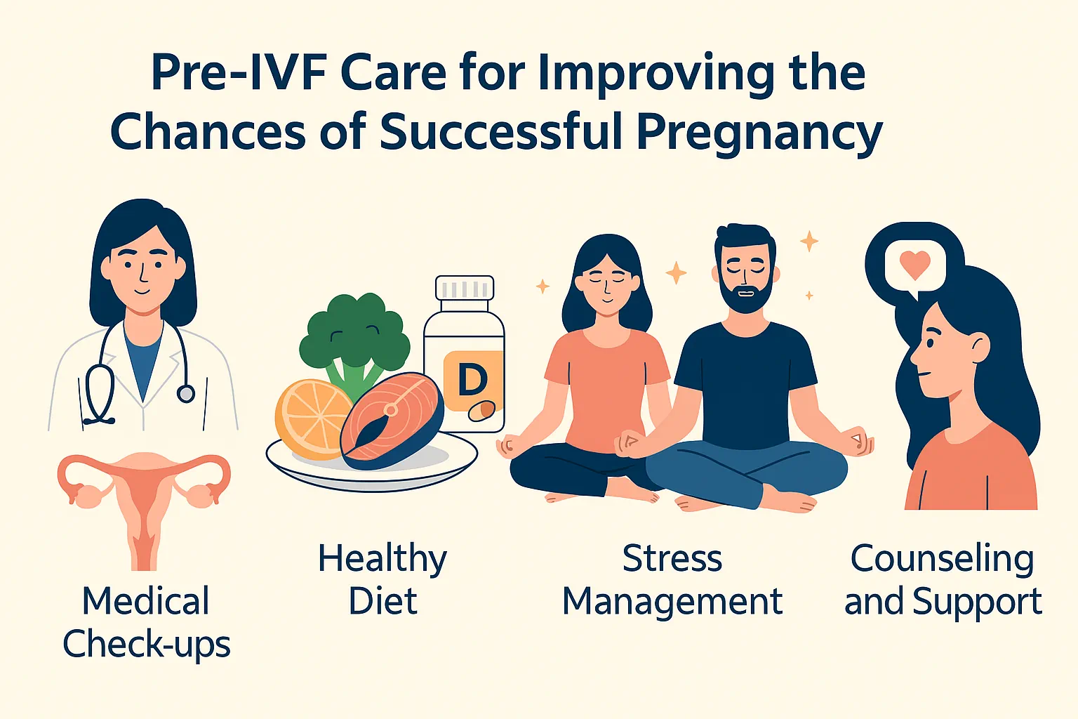 مراقبتهای قبل از آیویاف