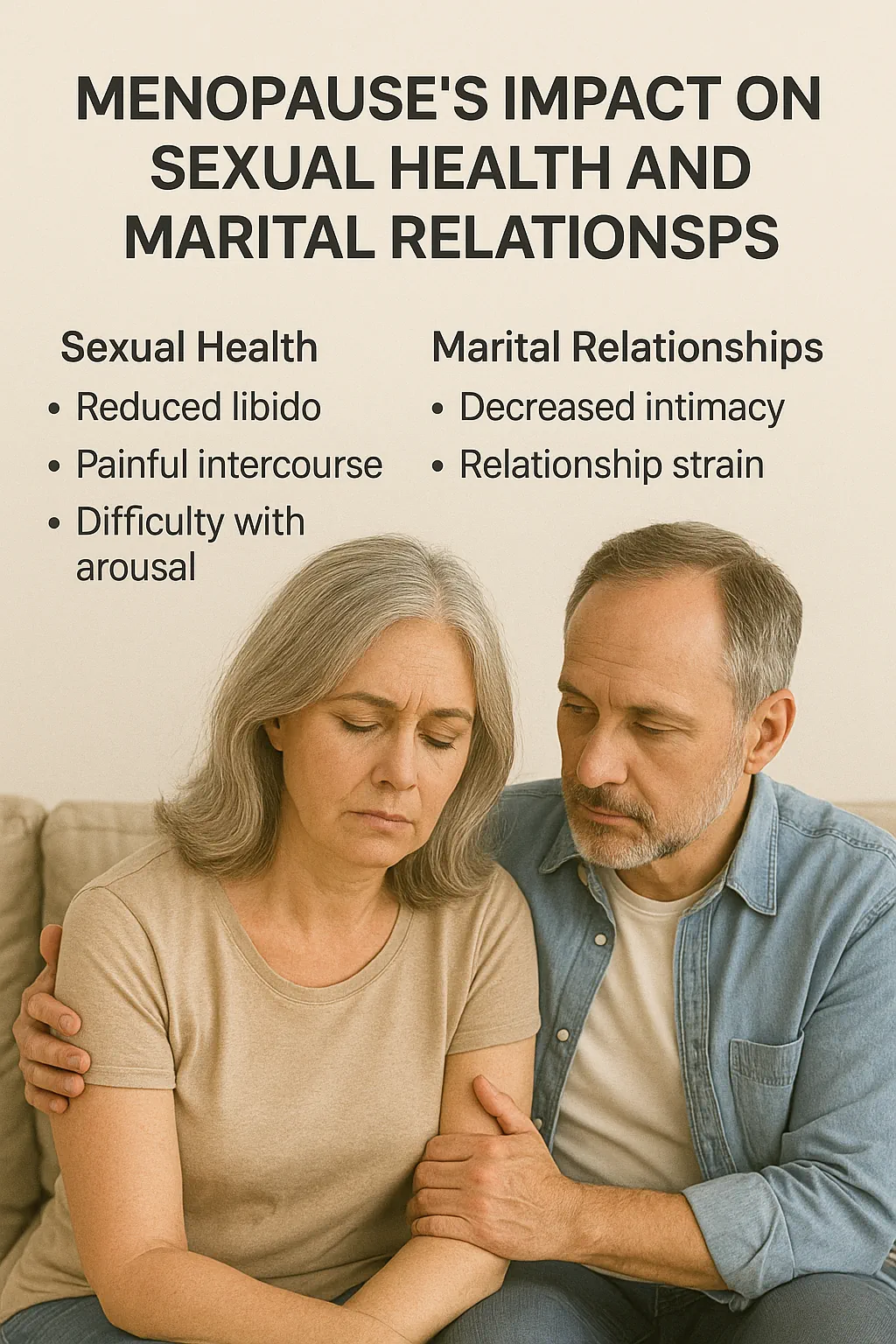 تأثیر یائسگی بر سلامت جنسی و روابط زناشویی