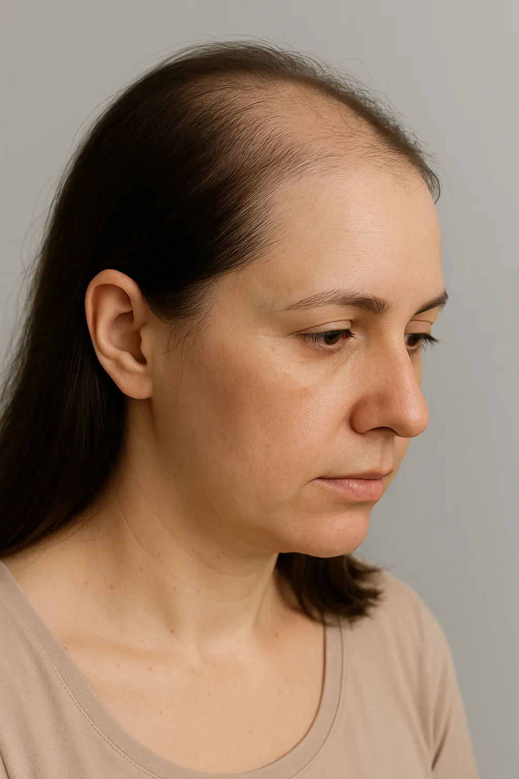 ۴. ریزش موی سر به سبک مردانه