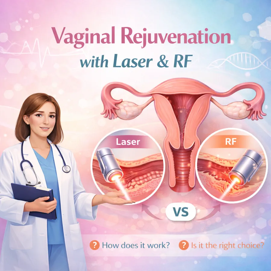 جوانسازی واژن با لیزر و RF
