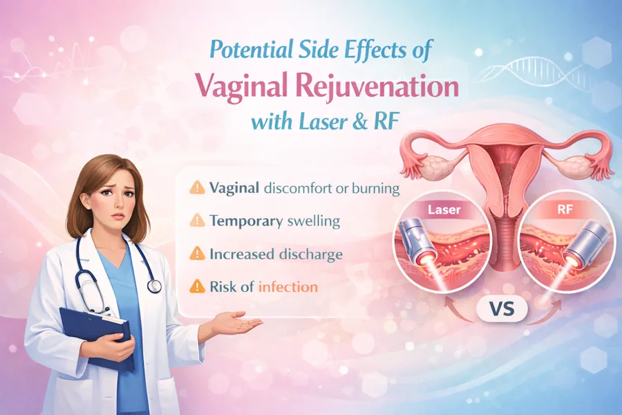 عوارض احتمالی جوانسازی واژن با لیزر و RF