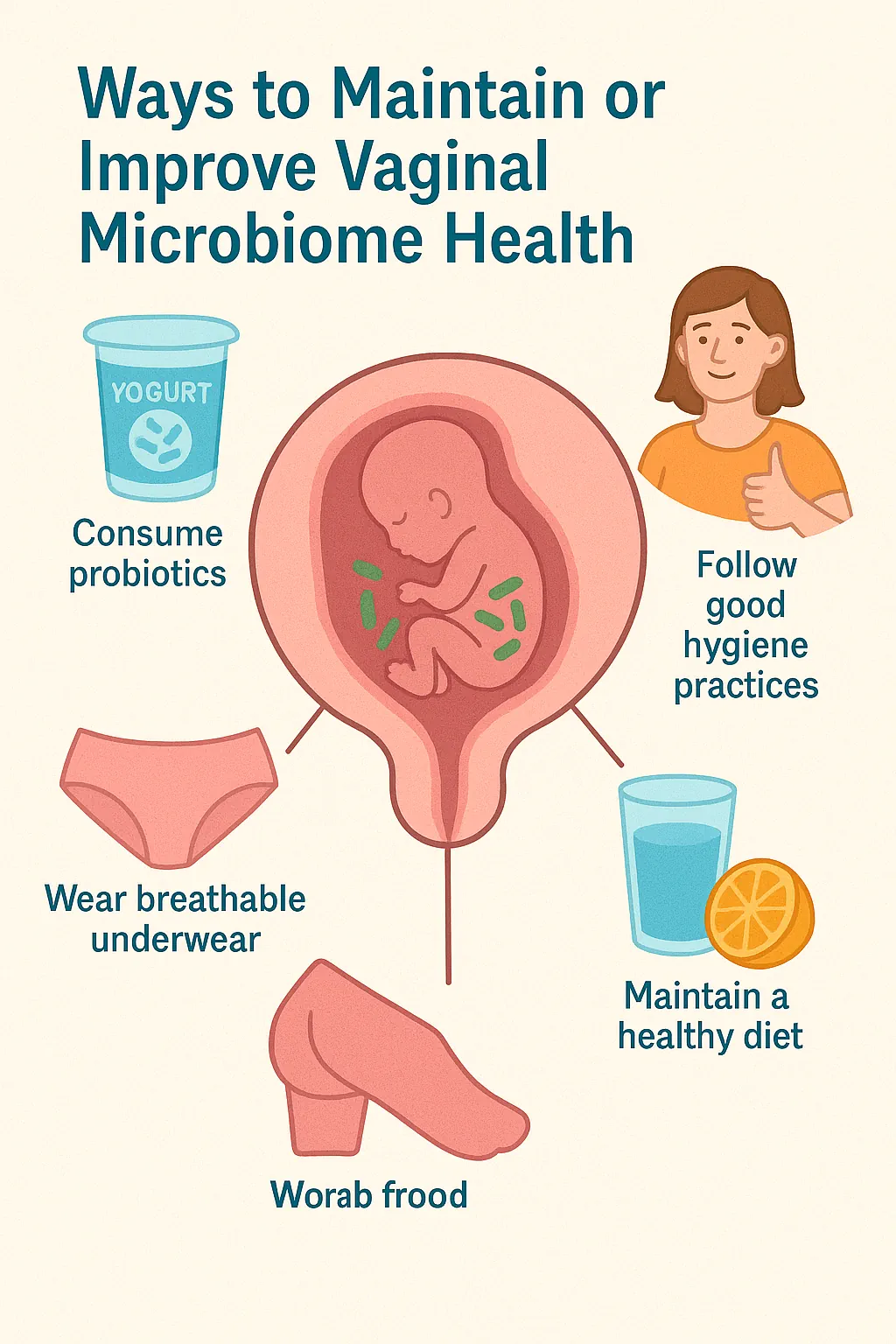 راهکارهایی برای حفظ یا بهبود سلامت میکروبیوم واژن