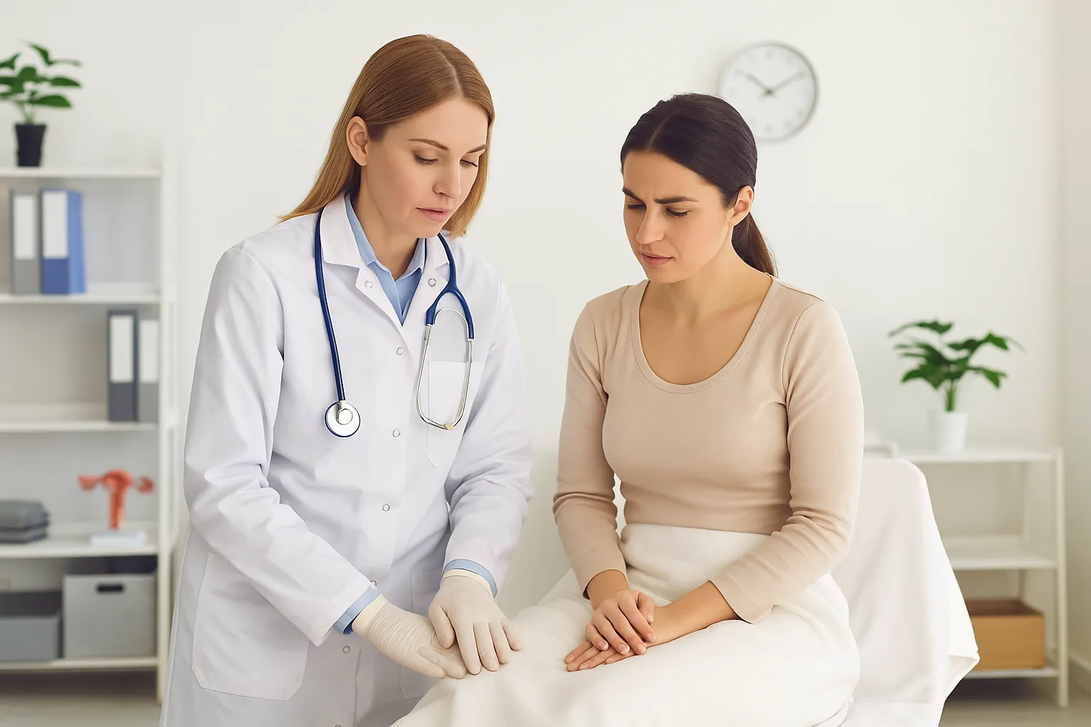 مراجعه به پزشک متخصص زنان و زایمان